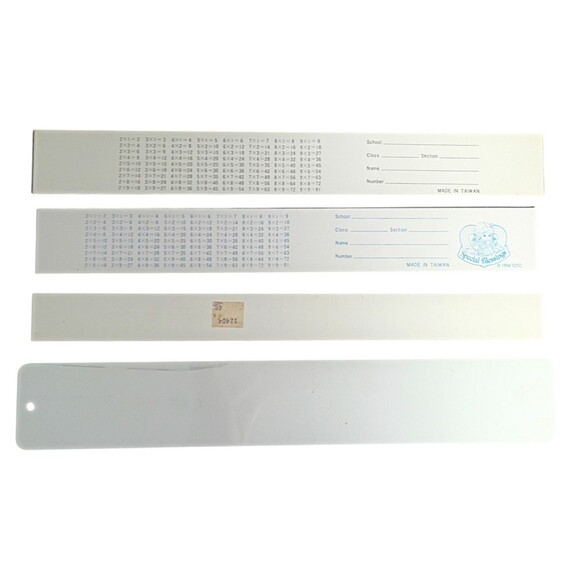 Vtg Lot of 4 80s/90s Rulers Lenticular Magic Motion Nostalgic Childrens Rulers - Picture 5 of 7
